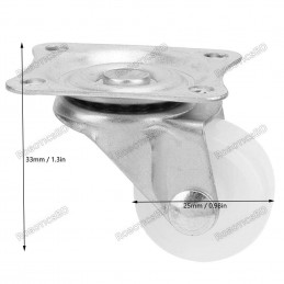 Nylon Caster Omni-Directional Wheel - 1inch Robotics Bangladesh
