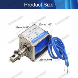 JF-0826B 12V Push Pull Solenoid Robotics Bangladesh