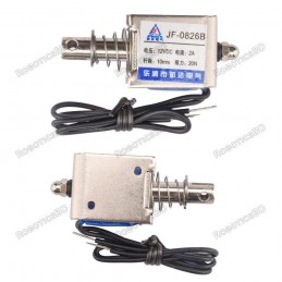 JF-0826B 12V Push Pull Solenoid Robotics Bangladesh
