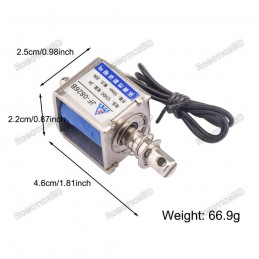 JF-0826B 12V Push Pull Solenoid Robotics Bangladesh