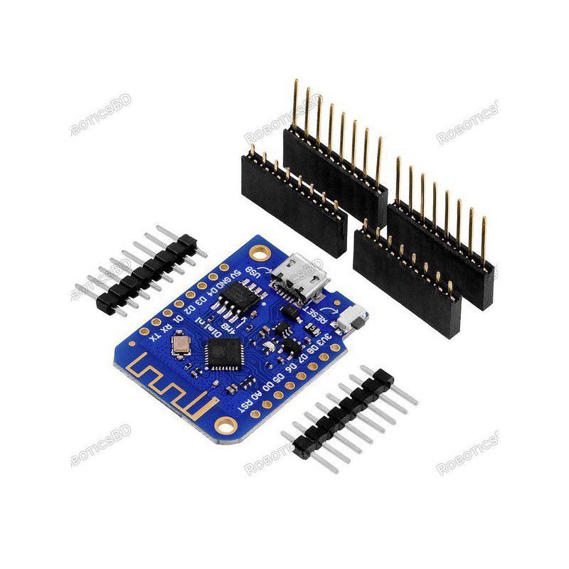 Wemos D1 Mini V3 Robotics Bangladesh Wemos D1 Mini V3 Robotics Bangladesh