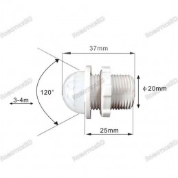 PIR Infrared Motion Sensor Auto Electric Switch Robotics Bangladesh
