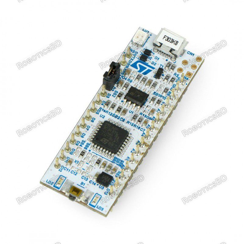 STM32 NUCLEO-F303K8 - STM32F303K8 ARM Cortex M4 Development Board Robotics Bangladesh STM32 NUCLEO-F303K8 - STM32F303K8 ARM Cortex M4 Development Board Robotics Bangladesh