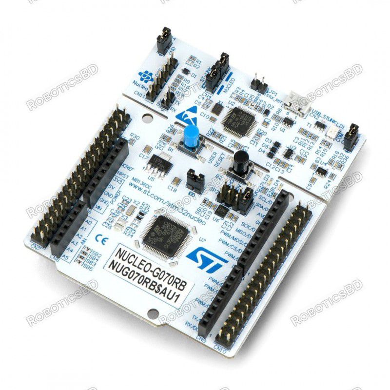 STM32 NUCLEO-G070RB - with MCU STM32G070RB Development Board Robotics Bangladesh STM32 NUCLEO-G070RB - with MCU STM32G070RB Development Board Robotics Bangladesh