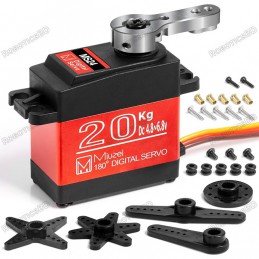 DSServo DS3218 20KG Digital Metal Servo with Metal Servo Horn 270 Degree Robotics Bangladesh