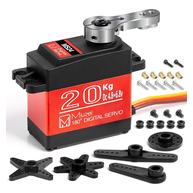DSServo DS3218 20KG Digital Metal Servo with Metal Servo Horn 270 Degree Robotics Bangladesh