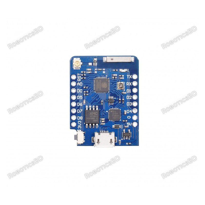 WeMos D1 mini Pro – ESP8266 based WiFi Module 4MB Robotics Bangladesh WeMos D1 mini Pro – ESP8266 based WiFi Module 4MB Robotics Bangladesh