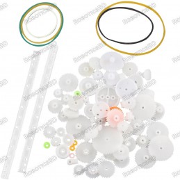 75 Pieces Gear Pack - Plastic Motor Gear Package Robotics Bangladesh