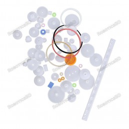 75 Pieces Gear Pack - Plastic Motor Gear Package Robotics Bangladesh