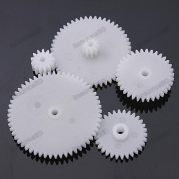 75 Pieces Gear Pack - Plastic Motor Gear Package Robotics Bangladesh