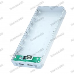 Power Bank Battery Case 18650 X 6 - Battery Charger Box Robotics Bangladesh