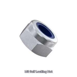 M3 Hex Nylon Self Locking Nut Robotics Bangladesh