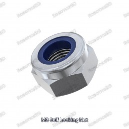 M3 Hex Nylon Self Locking Nut Robotics Bangladesh