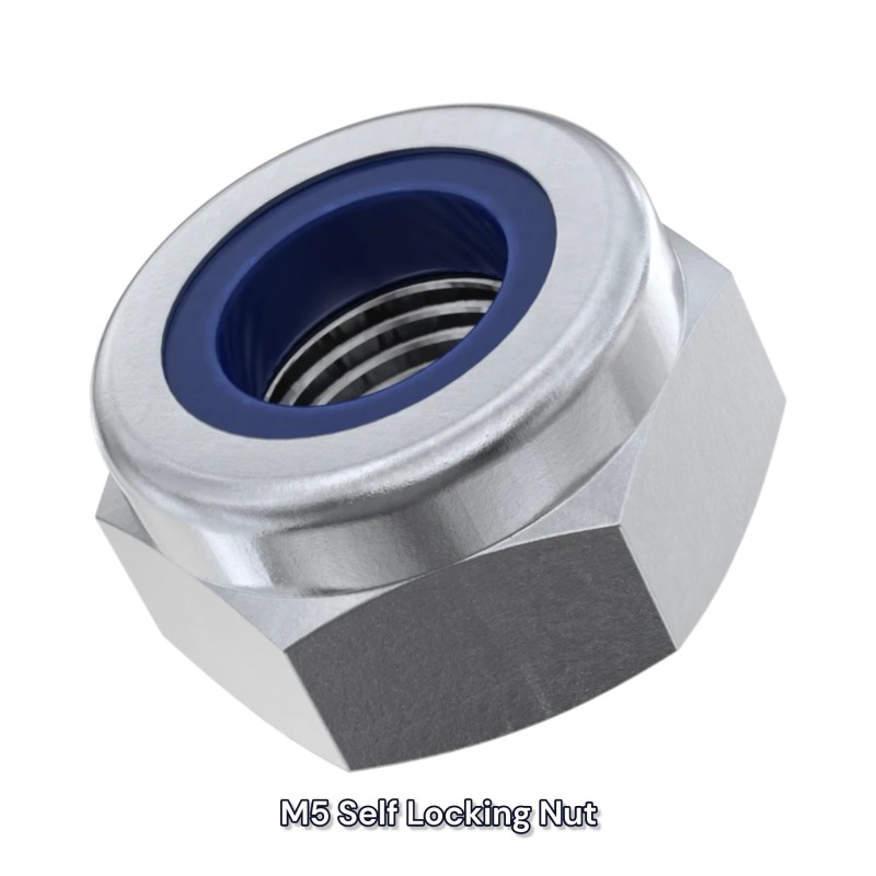 M5 Hex Nylon Self Locking Nut Robotics Bangladesh