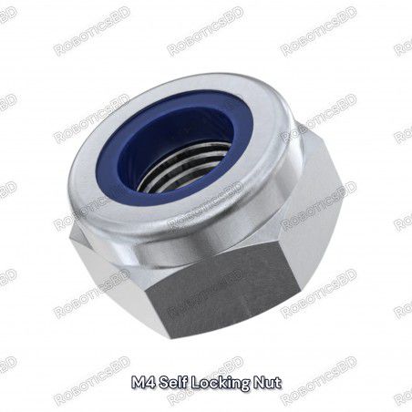 M4 Hex Nylon Self Locking Nut Robotics Bangladesh