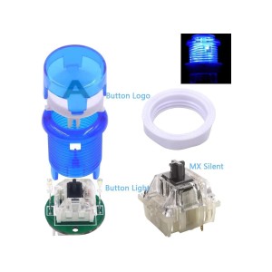 Arcade DIY Kit: 2 Player Controller with LED Buttons & Joystick for PC MAME Raspberry Pi Robotics Bangladesh