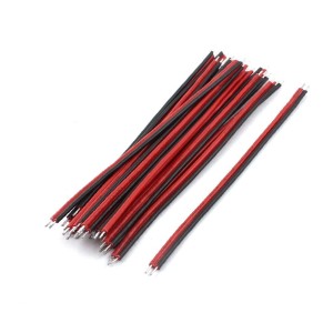 Solderable Cable Red and Black Pair - 20cm Robotics Bangladesh