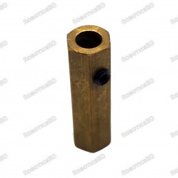 3mm Copper Shaft Coupler Robotics Bangladesh