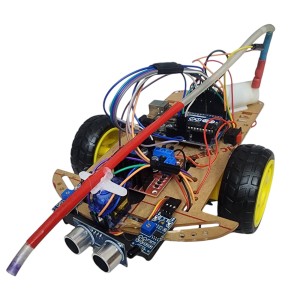 SteerEase Arduino Based Fire Fighting Robot - Plug and Play Robotics Bangladesh