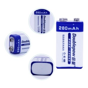 DoublePow 9V Battery with DP-D01 Charger Combo Robotics Bangladesh