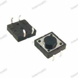 Push Button Switch 4 Pin(12MM*12MM) Robotics Bangladesh