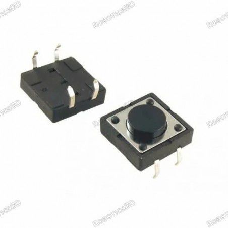 Push Button Switch 4 Pin(12MM*12MM) Robotics Bangladesh