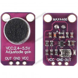 MAX4466 Electret Microphone Adjustable Amplifier Module Robotics Bangladesh