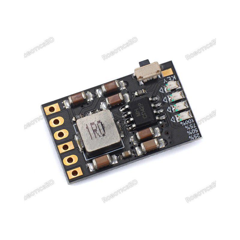 Lithium Battery Boost Charge/Discharge Protection PCB Module 5V 2A Robotics Bangladesh Lithium Battery Boost Charge/Discharge Protection PCB Module 5V 2A Robotics Bangladesh