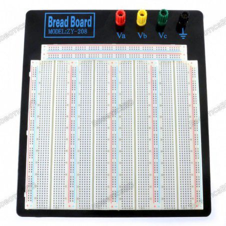 Solderless Breadboard - 3220 Tie Point (ZY-208) Robotics Bangladesh