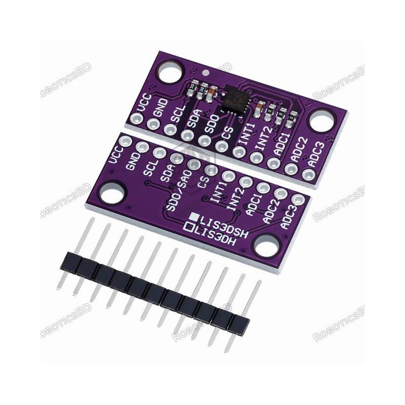 LIS3DSH High Resolution Three Axis Triaxial Accelerometer Module Robotics Bangladesh LIS3DSH High Resolution Three Axis Triaxial Accelerometer Module Robotics Bangladesh