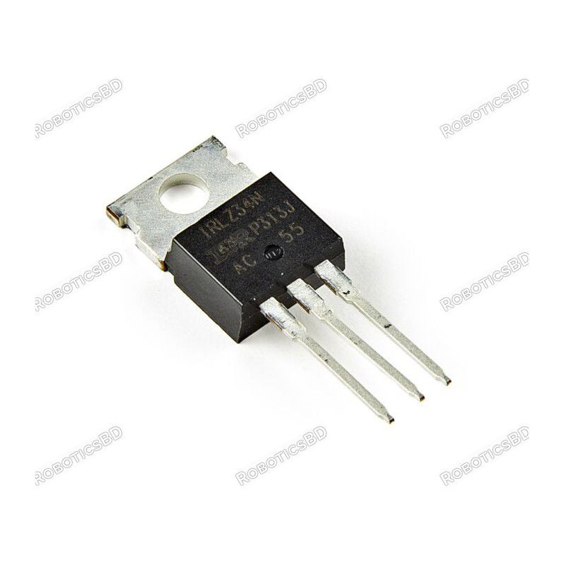 N-Channel MOSFET 55V 30A IRLZ34N Robotics Bangladesh N-Channel MOSFET 55V 30A IRLZ34N Robotics Bangladesh