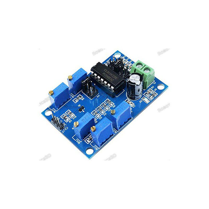 ICL8038 12V to 15V 10Hz-450KHz Triangular/Rectangular/Sine Wave Signal Generator Module Robotics Bangladesh ICL8038 12V to 15V 10Hz-450KHz Triangular/Rectangular/Sine Wave Signal Generator Module Robotics Bangladesh