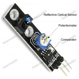 Optical Infrared Reflective Sensor Module Robotics Bangladesh