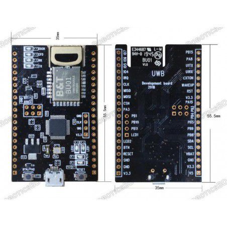 UWB Positioning Module DW1000 Wideband Ranging Onboard PCB Antenna BU01 Position Robotics Bangladesh