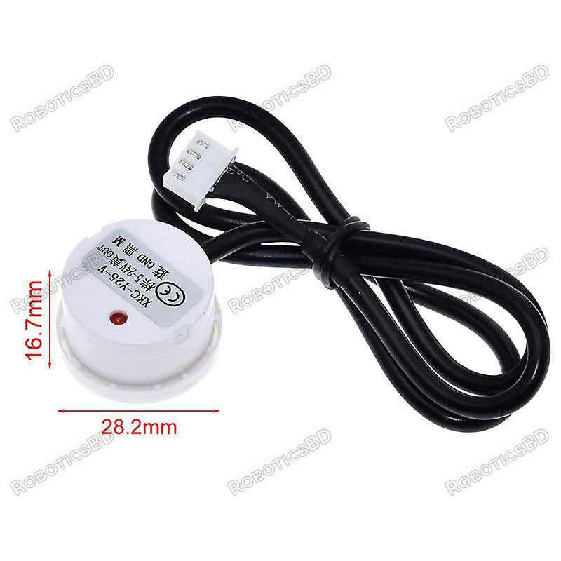 XKC-Y25-V Intelligent Non-Contact Liquid Water Level Sensor with 1m Wire Robotics Bangladesh XKC-Y25-V Intelligent Non-Contact Liquid Water Level Sensor with 1m Wire Robotics Bangladesh