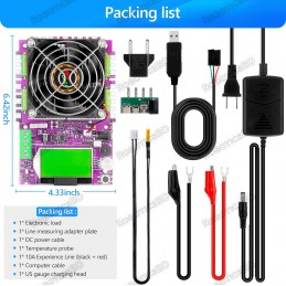 DL24E-a 150W Electronic Load Tester DC USB Voltage Current Battery Capacity Monitor Robotics Bangladesh