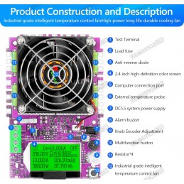 DL24E-a 150W Electronic Load Tester DC USB Voltage Current Battery Capacity Monitor Robotics Bangladesh