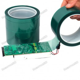 PET Green High Temperature Resistant Tape 40mm Wide 33m Long for PCB Circuit Board Robotics Bangladesh