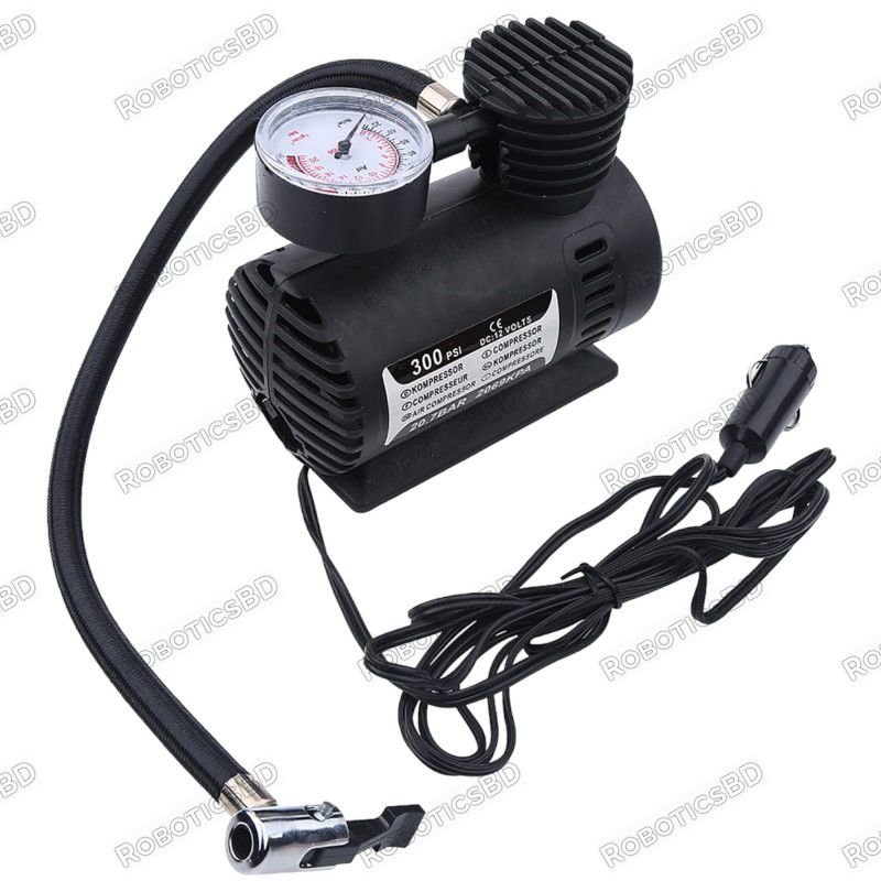 Portable 300 PSI 12V Air Compressor Robotics Bangladesh Portable 300 PSI 12V Air Compressor Robotics Bangladesh