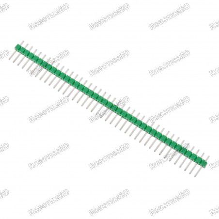 Male Pin Header Single Row 2.54mm Pitch - Green Robotics Bangladesh