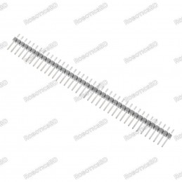 Male Pin Header Single Row 2.54mm Pitch - White Robotics Bangladesh
