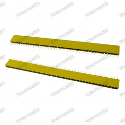Female Pin Header 2.54mm Pitch - Yellow Robotics Bangladesh