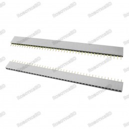 Female Pin Header 2.54mm Pitch - White Robotics Bangladesh