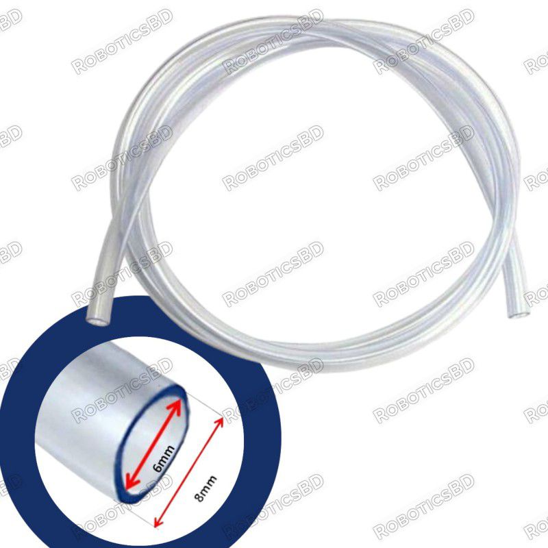 1 Feet 8 x 6 mm Water Pump Hose Pipe Robotics Bangladesh 1 Feet 8 x 6 mm Water Pump Hose Pipe Robotics Bangladesh