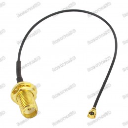 SMA to U.FL Adapter RF Cable - Female 150mm Robotics Bangladesh