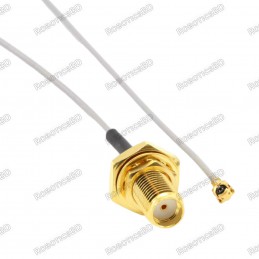 SMA to U.FL Adapter RF Cable - Female 100mm Robotics Bangladesh