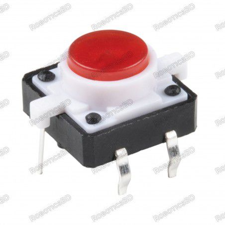 LED Tactile Button - Red Robotics Bangladesh