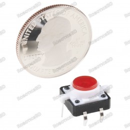 LED Tactile Button - Red Robotics Bangladesh