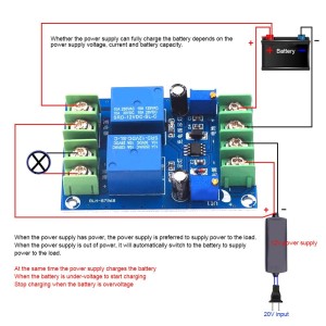 Automatic Switching Module Charging Control Board DC 12V 10A Robotics Bangladesh