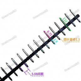 Round Male Terminal Pin Header KF332 5.08mm Pitch 24P Single Row Robotics Bangladesh